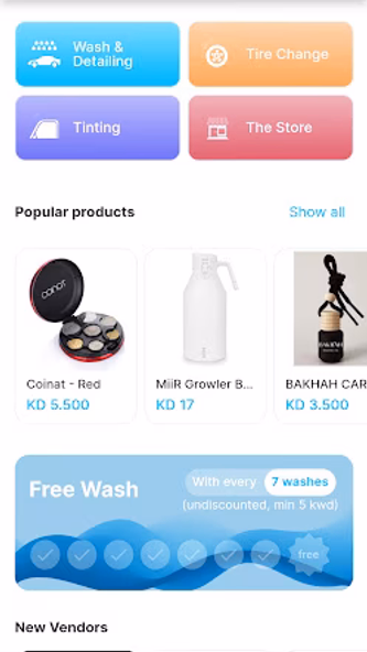 Ghaseel Car Wash Screenshot 1 - AppWisp.com Ghaseel Car Wash Screenshot 1 - AppWisp.com