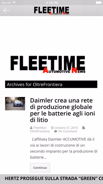 Fleetime Automotive News Screenshot 1 - AppWisp.com Fleetime Automotive News Screenshot 1 - AppWisp.com