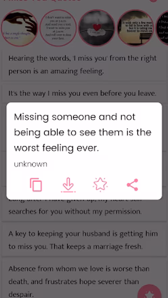 I Miss You Quotes and Sayings Screenshot 2 - AppWisp.com I Miss You Quotes and Sayings Screenshot 2 - AppWisp.com