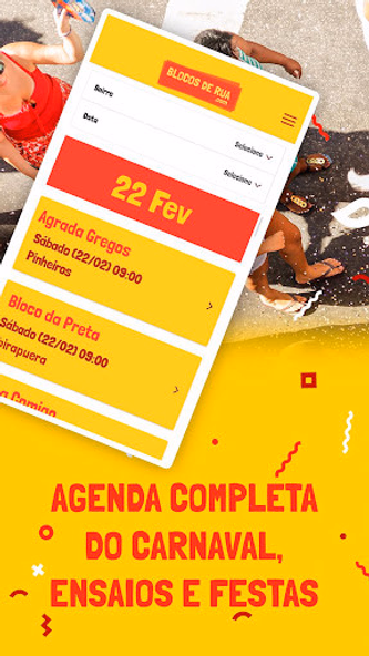 Blocos de Rua - Carnaval Screenshot 2 - AppWisp.com Blocos de Rua - Carnaval Screenshot 2 - AppWisp.com