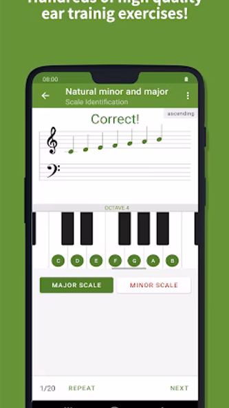 Perfect Ear: Music & Rhythm Screenshot 2 - AppWisp.com Perfect Ear: Music & Rhythm Screenshot 2 - AppWisp.com
