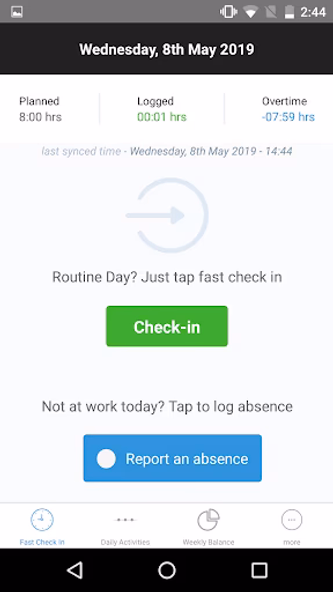 Staff Times - My Time Screenshot 1 - AppWisp.com Staff Times - My Time Screenshot 1 - AppWisp.com