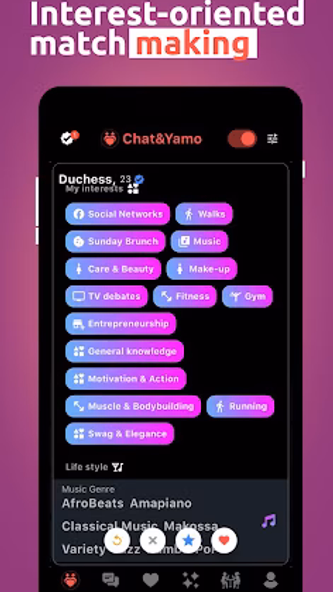 Chat&Yamo : dating app Screenshot 4 - AppWisp.com Chat&Yamo : dating app Screenshot 4 - AppWisp.com