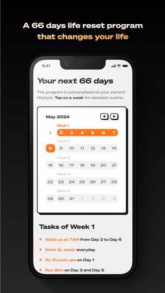 Rise: Life reset in 66 days Screenshot 2 - AppWisp.com Rise: Life reset in 66 days Screenshot 2 - AppWisp.com