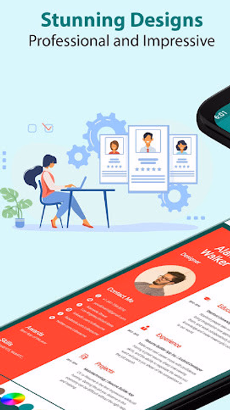 Resume Builder - CV Maker App Screenshot 1 - AppWisp.com Resume Builder - CV Maker App Screenshot 1 - AppWisp.com