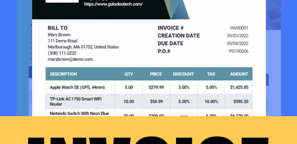 Invoice Maker & Estimate Maker Header - AppWisp.com Invoice Maker & Estimate Maker Header - AppWisp.com