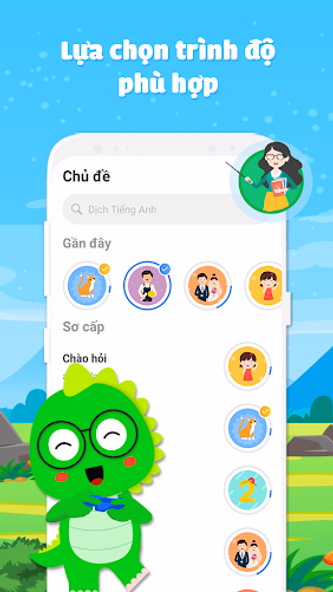 Học Tiếng Anh cùng Dino Screenshot 1 - AppWisp.com Học Tiếng Anh cùng Dino Screenshot 1 - AppWisp.com