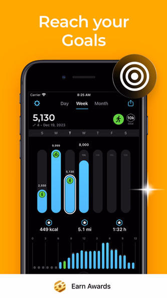 StepsApp Pedometer Screenshot 4 - AppWisp.com StepsApp Pedometer Screenshot 4 - AppWisp.com