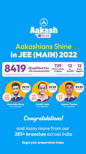 Aakash App for JEE & NEET Screenshot 1 - AppWisp.com Aakash App for JEE & NEET Screenshot 1 - AppWisp.com