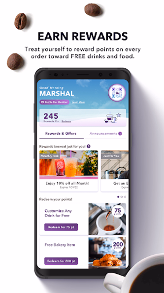 The Coffee Bean® Rewards Screenshot 1 - AppWisp.com The Coffee Bean® Rewards Screenshot 1 - AppWisp.com