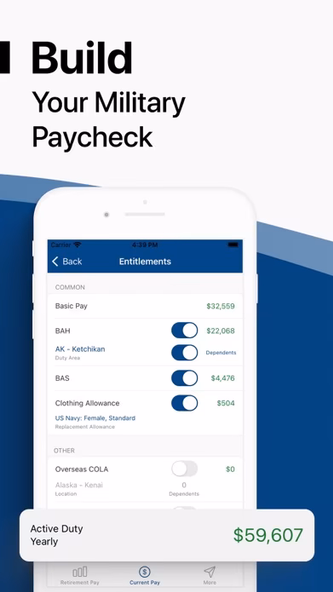 Military Money: Pay & Pension Screenshot 3 - AppWisp.com Military Money: Pay & Pension Screenshot 3 - AppWisp.com