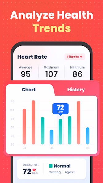 Heart Rate: Heart Rate Monitor Screenshot 3 - AppWisp.com Heart Rate: Heart Rate Monitor Screenshot 3 - AppWisp.com