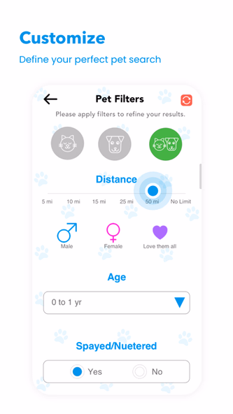 Pounce: Adopt a pet Screenshot 3 - AppWisp.com Pounce: Adopt a pet Screenshot 3 - AppWisp.com