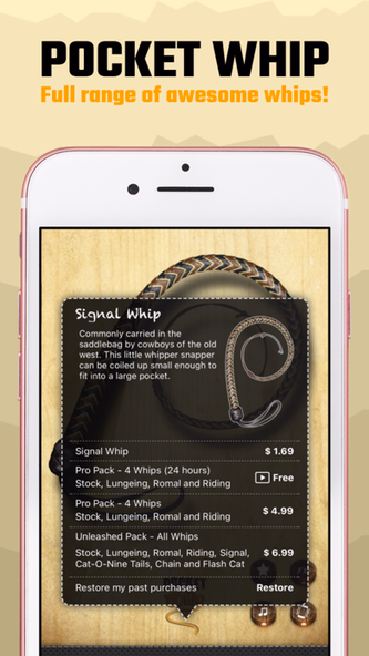 Pocket Whip: Original Whip App Screenshot 4 - AppWisp.com