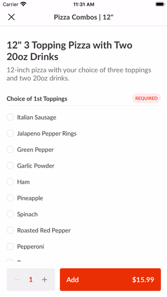 Bruno's Pizza- South Bend Screenshot 4 - AppWisp.com Bruno's Pizza- South Bend Screenshot 4 - AppWisp.com