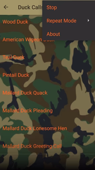 Duck Hunting Calls Screenshot 4 - AppWisp.com Duck Hunting Calls Screenshot 4 - AppWisp.com