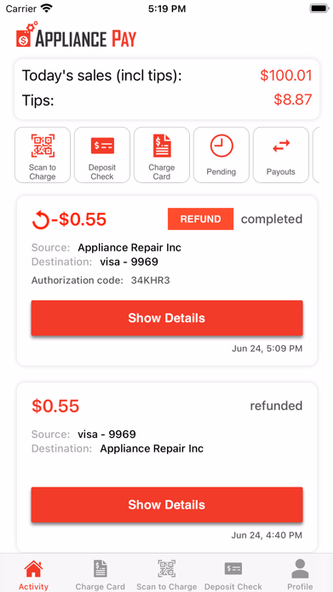 Appliance Pay Screenshot 1 - AppWisp.com Appliance Pay Screenshot 1 - AppWisp.com