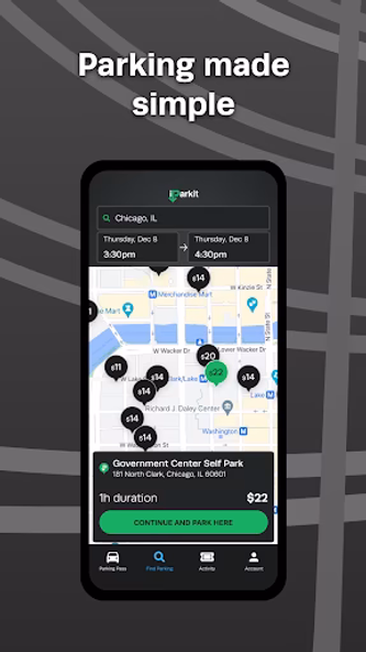 iParkit Garage Parking Screenshot 1 - AppWisp.com iParkit Garage Parking Screenshot 1 - AppWisp.com