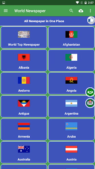 World Newspaper Collection Screenshot 1 - AppWisp.com World Newspaper Collection Screenshot 1 - AppWisp.com
