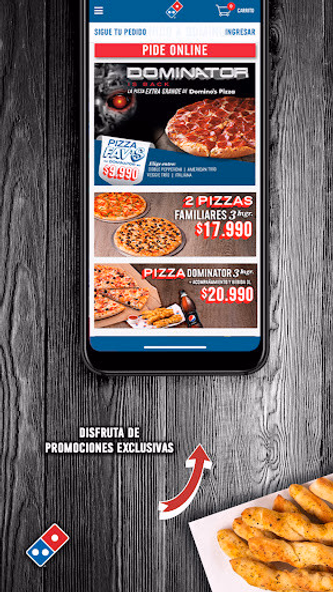 Domino's Pizza Chile Screenshot 3 - AppWisp.com Domino's Pizza Chile Screenshot 3 - AppWisp.com