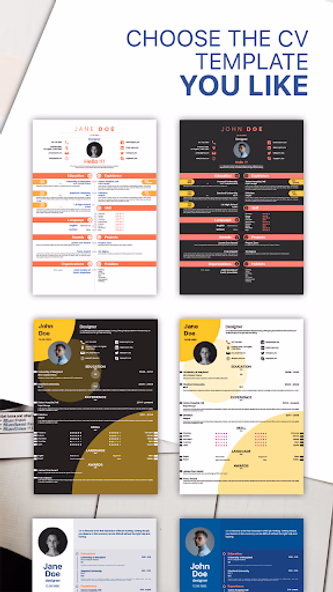 Resume Builder - CV Maker Screenshot 4 - AppWisp.com Resume Builder - CV Maker Screenshot 4 - AppWisp.com