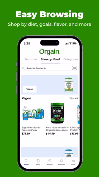 Orgain Screenshot 2 - AppWisp.com Orgain Screenshot 2 - AppWisp.com