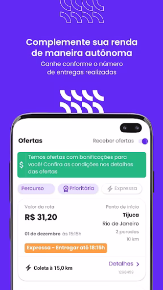 Eu Entrego para Entregador Screenshot 1 - AppWisp.com Eu Entrego para Entregador Screenshot 1 - AppWisp.com