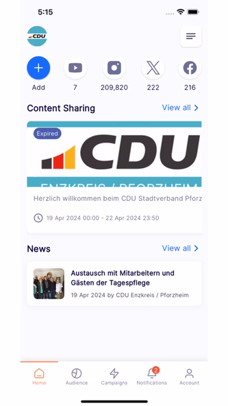 CDU Enzkreis / Pforzheim Screenshot 2 - AppWisp.com CDU Enzkreis / Pforzheim Screenshot 2 - AppWisp.com
