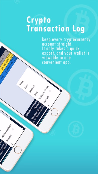 Crypto Transaction Log Screenshot 1 - AppWisp.com Crypto Transaction Log Screenshot 1 - AppWisp.com