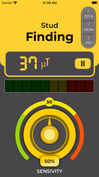 Stud Finder゜ Screenshot 2 - AppWisp.com Stud Finder゜ Screenshot 2 - AppWisp.com
