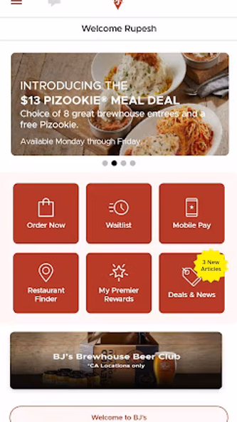 BJ’s Restaurants Screenshot 3 - AppWisp.com BJ’s Restaurants Screenshot 3 - AppWisp.com