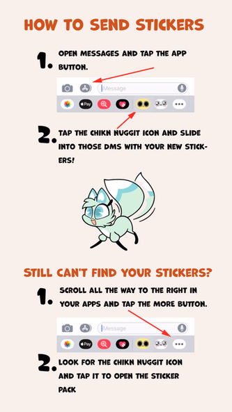 Chikn Nuggit Animated Stickers Screenshot 4 - AppWisp.com Chikn Nuggit Animated Stickers Screenshot 4 - AppWisp.com