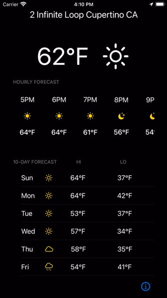 Currently - Minimalist Weather Screenshot 2 - AppWisp.com Currently - Minimalist Weather Screenshot 2 - AppWisp.com