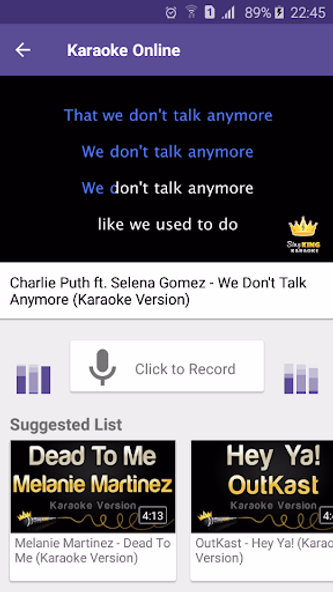 Karaoke Online : Sing & Record Screenshot 4 - AppWisp.com Karaoke Online : Sing & Record Screenshot 4 - AppWisp.com