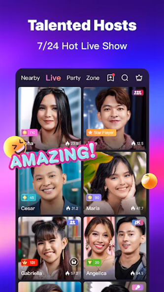 Chika Live: Live Stream, Meet Screenshot 1 - AppWisp.com Chika Live: Live Stream, Meet Screenshot 1 - AppWisp.com