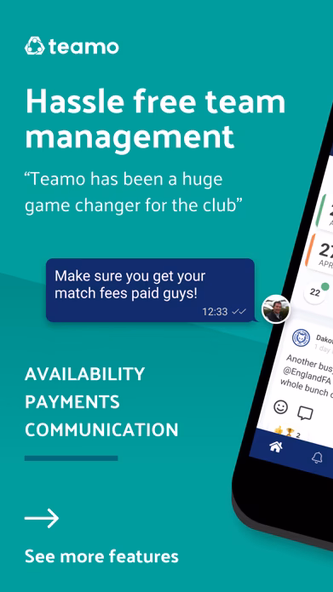 Teamo - Team Management Screenshot 1 - AppWisp.com Teamo - Team Management Screenshot 1 - AppWisp.com