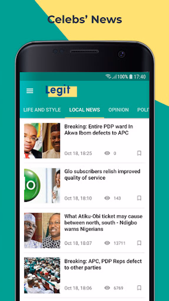 Legit.ng: Latest Nigeria News Screenshot 3 - AppWisp.com Legit.ng: Latest Nigeria News Screenshot 3 - AppWisp.com