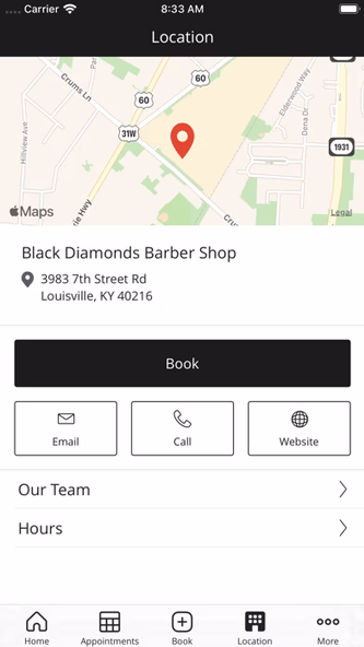 Black Diamonds Barbershop Screenshot 3 - AppWisp.com Black Diamonds Barbershop Screenshot 3 - AppWisp.com