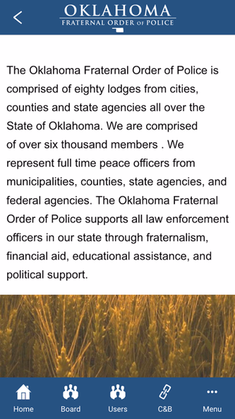 The Oklahoma State FOP Screenshot 2 - AppWisp.com The Oklahoma State FOP Screenshot 2 - AppWisp.com