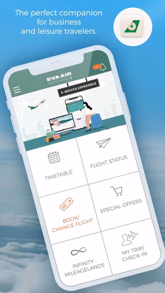 EVA AIR Screenshot 1 - AppWisp.com EVA AIR Screenshot 1 - AppWisp.com
