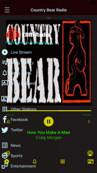 Country Bear Radio Screenshot 3 - AppWisp.com Country Bear Radio Screenshot 3 - AppWisp.com