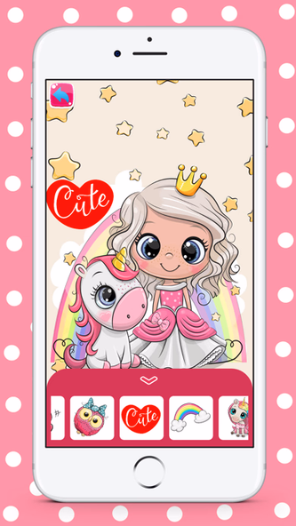 Cute Pink HD Wallpaper Maker Screenshot 3 - AppWisp.com Cute Pink HD Wallpaper Maker Screenshot 3 - AppWisp.com