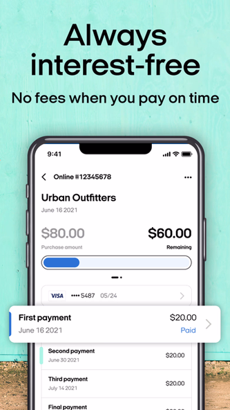 Afterpay - Buy Now, Pay Later Screenshot 4 - AppWisp.com