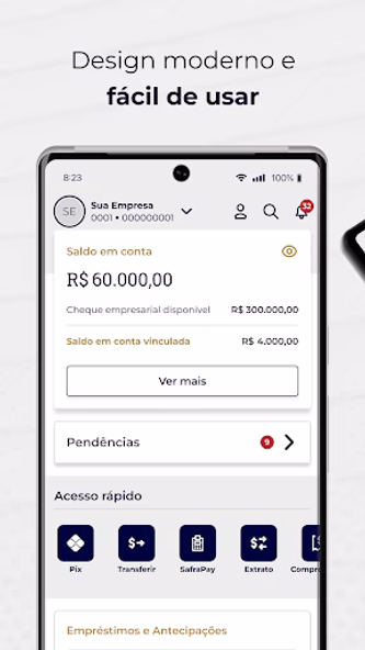 Safra Empresas: A sua conta PJ Screenshot 2 - AppWisp.com Safra Empresas: A sua conta PJ Screenshot 2 - AppWisp.com