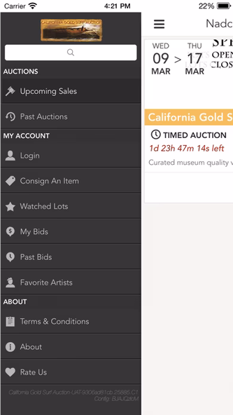 California Gold Surf Auction Screenshot 4 - AppWisp.com California Gold Surf Auction Screenshot 4 - AppWisp.com