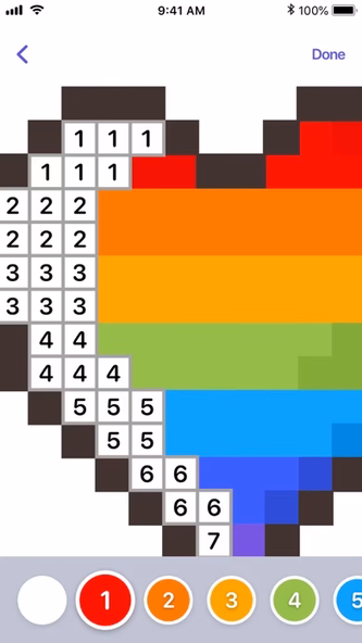 Pixit: Color by Number Screenshot 2 - AppWisp.com Pixit: Color by Number Screenshot 2 - AppWisp.com