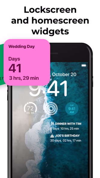 Countdown Widget Lock Screen + Screenshot 3 - AppWisp.com Countdown Widget Lock Screen + Screenshot 3 - AppWisp.com