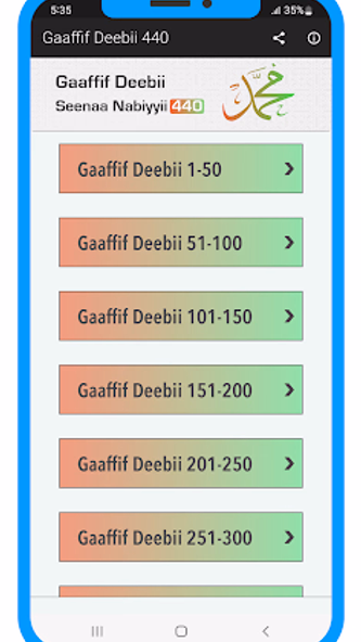Gaaffif Deebii 440 Seenaa Nabi Screenshot 1 - AppWisp.com Gaaffif Deebii 440 Seenaa Nabi Screenshot 1 - AppWisp.com