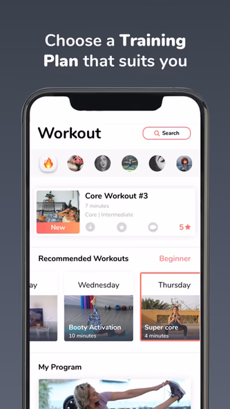 Gymnadz - Women's Fitness App Screenshot 2 - AppWisp.com Gymnadz - Women's Fitness App Screenshot 2 - AppWisp.com