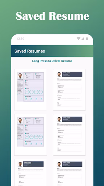 Resume Maker CV Maker Screenshot 4 - AppWisp.com Resume Maker CV Maker Screenshot 4 - AppWisp.com